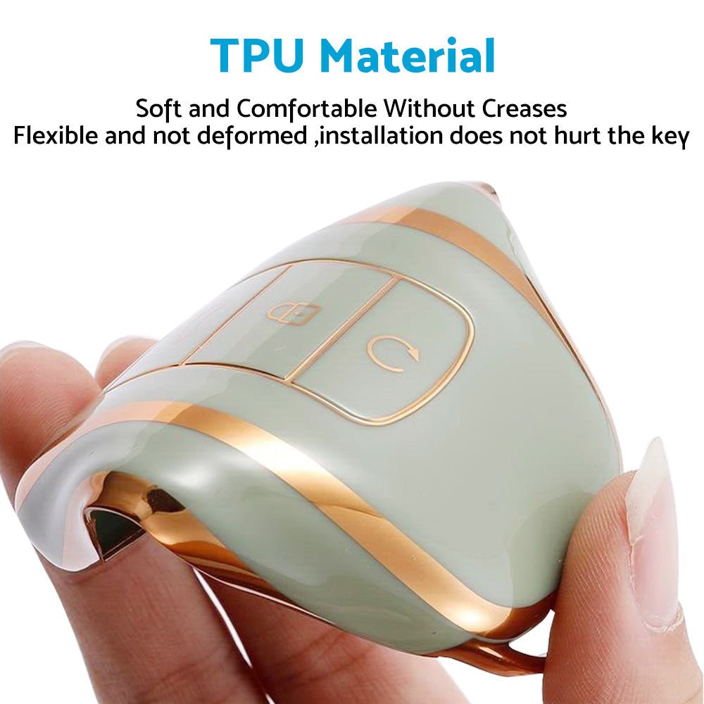 TPU Car Remote Key Fob Case Cover Suitable For Chery Omoda 5 Green - Frazy's Auto Parts
