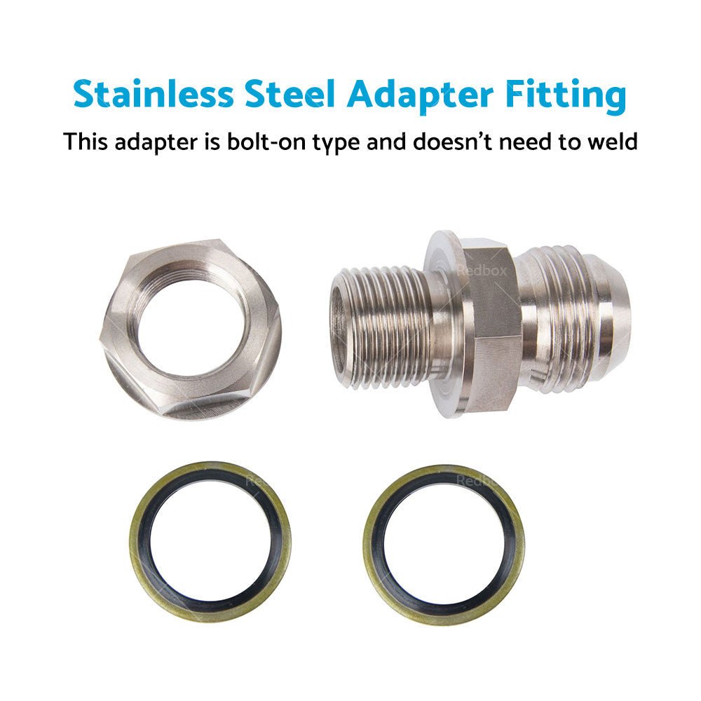 Turbo Oil Pan Sump Return Drain Adapter 315 - 04301 - 010 Fitting 10AN to M18x1. 5 - Frazy's Auto Parts