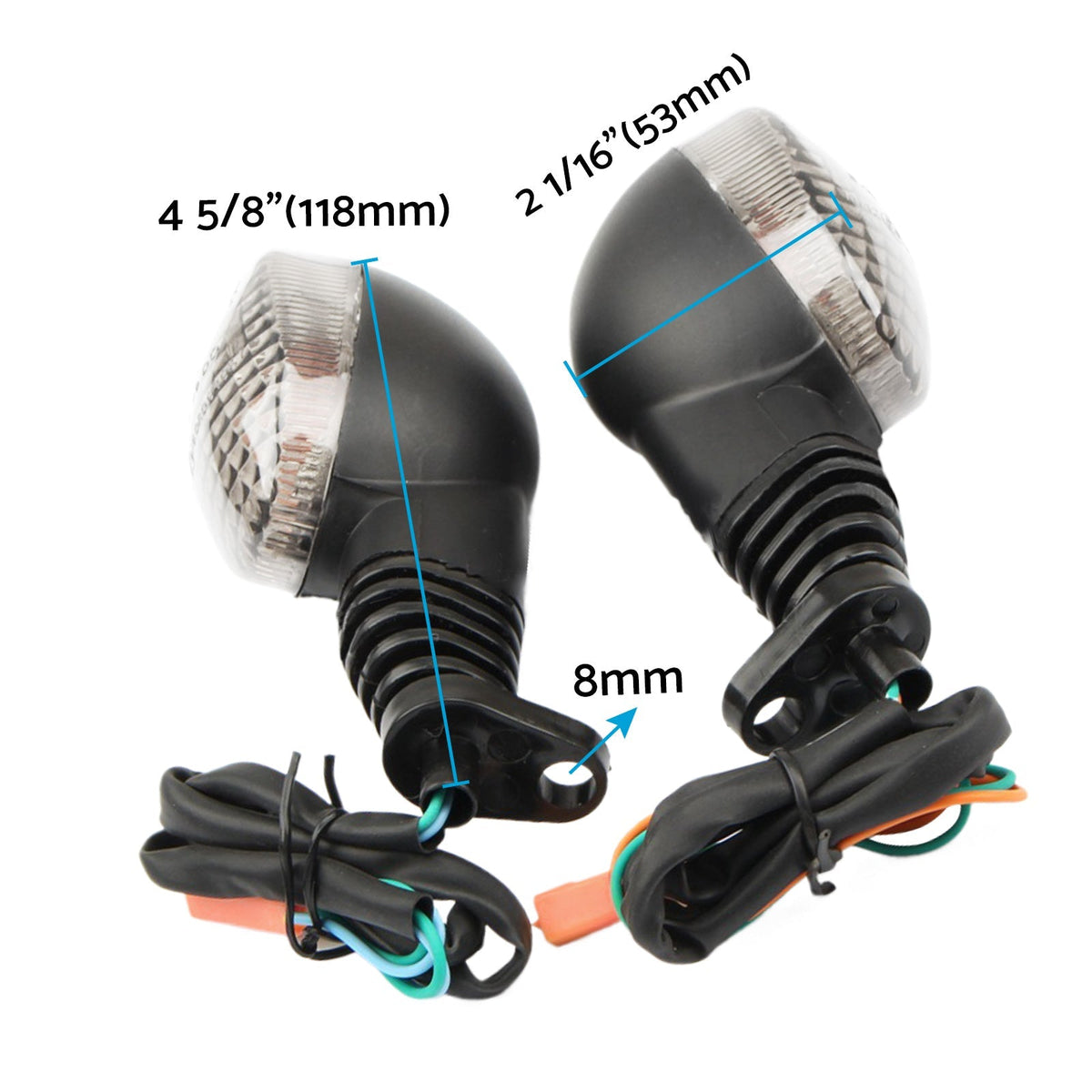 Turn Signal Light Indicator Blinker Suitable For Kawasaki Ninja 250R 2008 - 2012 / VN 650 2006 - 2012 - Frazy's Auto Parts