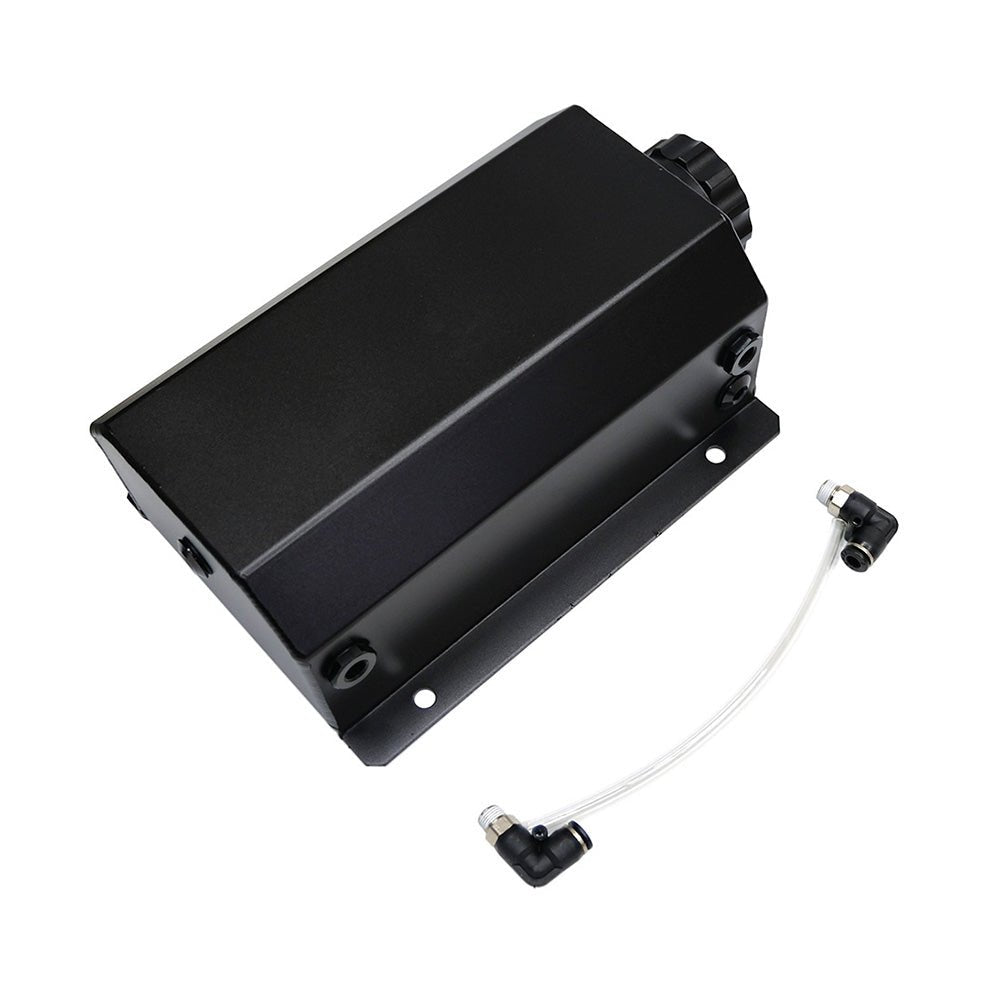 Universal 2L Coolant Radiator Overflow Recovery Tank Bottle Aluminum Black - Frazy's Auto Parts