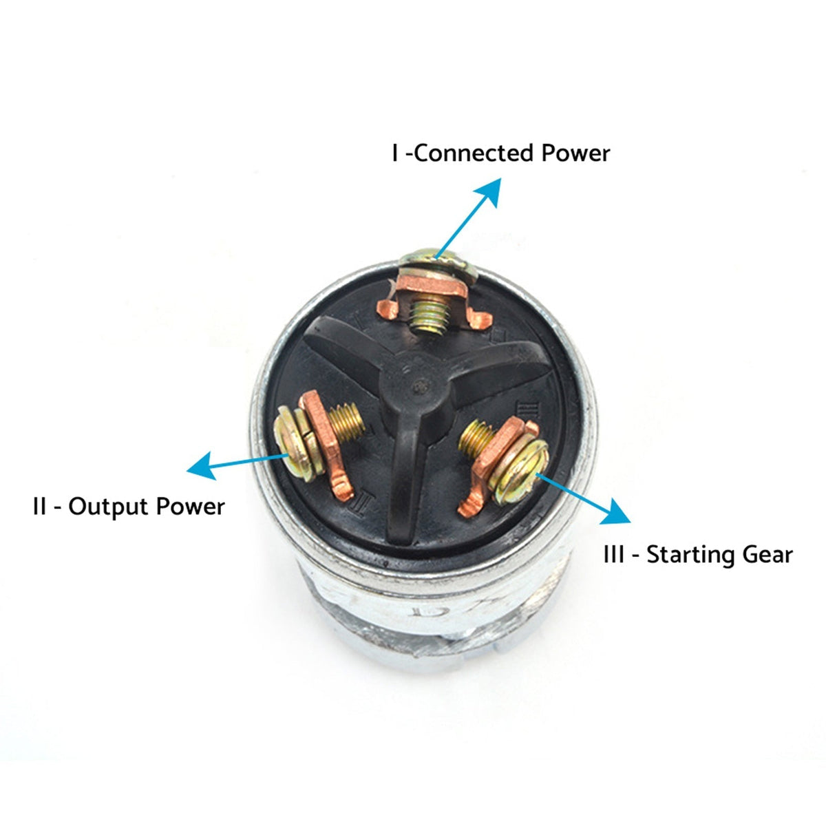 Universal 3 Position Ignition Start Switch Key Lock Suitable For Motorcycle Tractor Boat Car - Frazy's Auto Parts