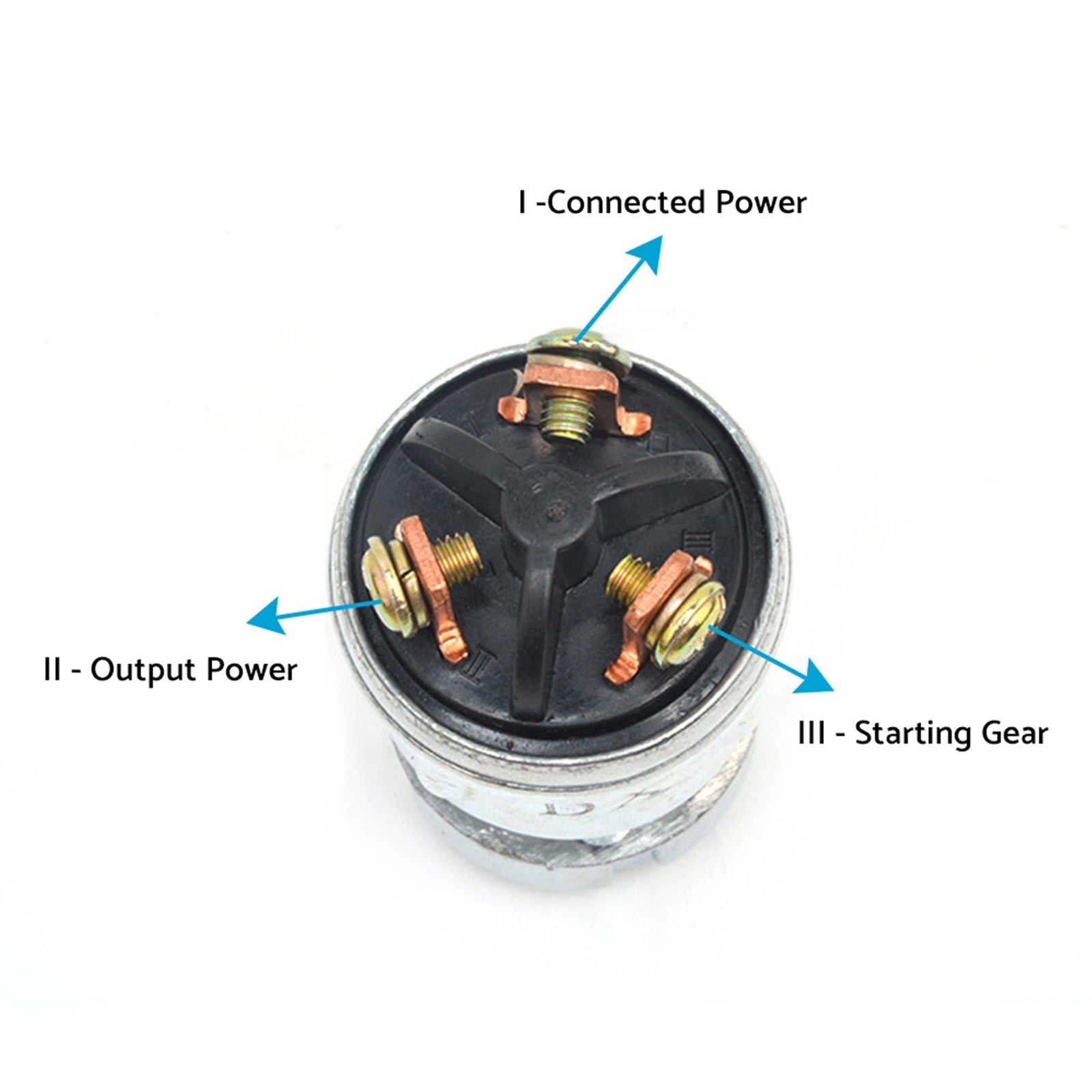 Universal 3 Position Ignition Start Switch Key Lock Suitable For Motorcycle Tractor Boat Car - Frazy's Auto Parts