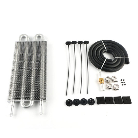 Universal 4 Row Transmission Oil Cooler Radiator Converter Hose Mounting Kit - Frazy's Auto Parts