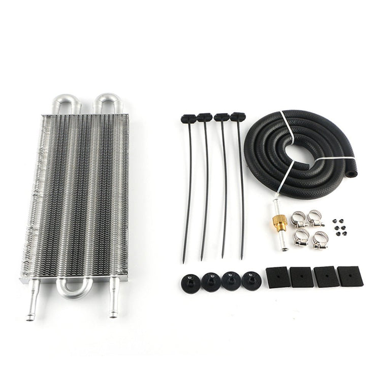 Universal 4 Row Transmission Oil Cooler Radiator Converter Hose Mounting Kit - Frazy's Auto Parts