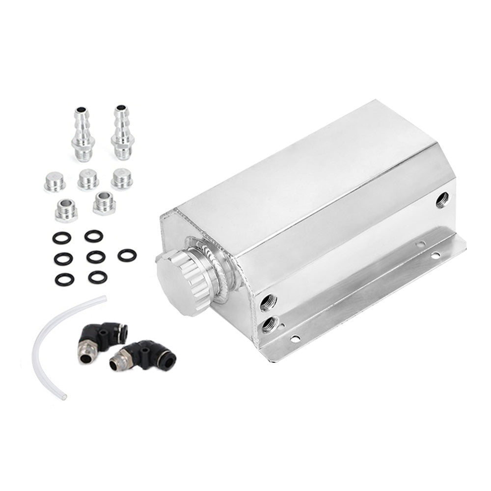 Universal Aluminum 2L Coolant Radiator Overflow Recovery Water Tank Bottle Suitable For Cars - Frazy's Auto Parts