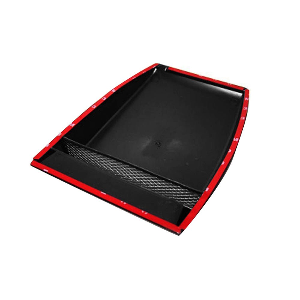 Universal Car Air Flow Intake Scoop Bonnet Hood Cover Black ABS Plastic - Frazy's Auto Parts