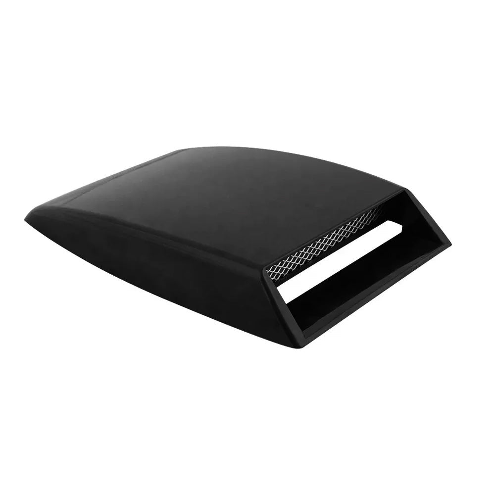 Universal Car Air Flow Intake Scoop Bonnet Hood Cover Black ABS Plastic - Frazy's Auto Parts
