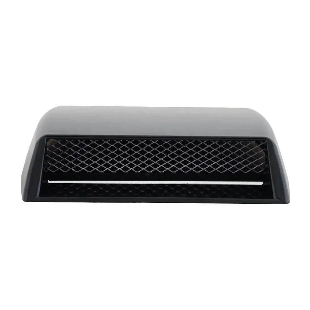 Universal Car Air Flow Intake Scoop Bonnet Hood Cover Black ABS Plastic - Frazy's Auto Parts