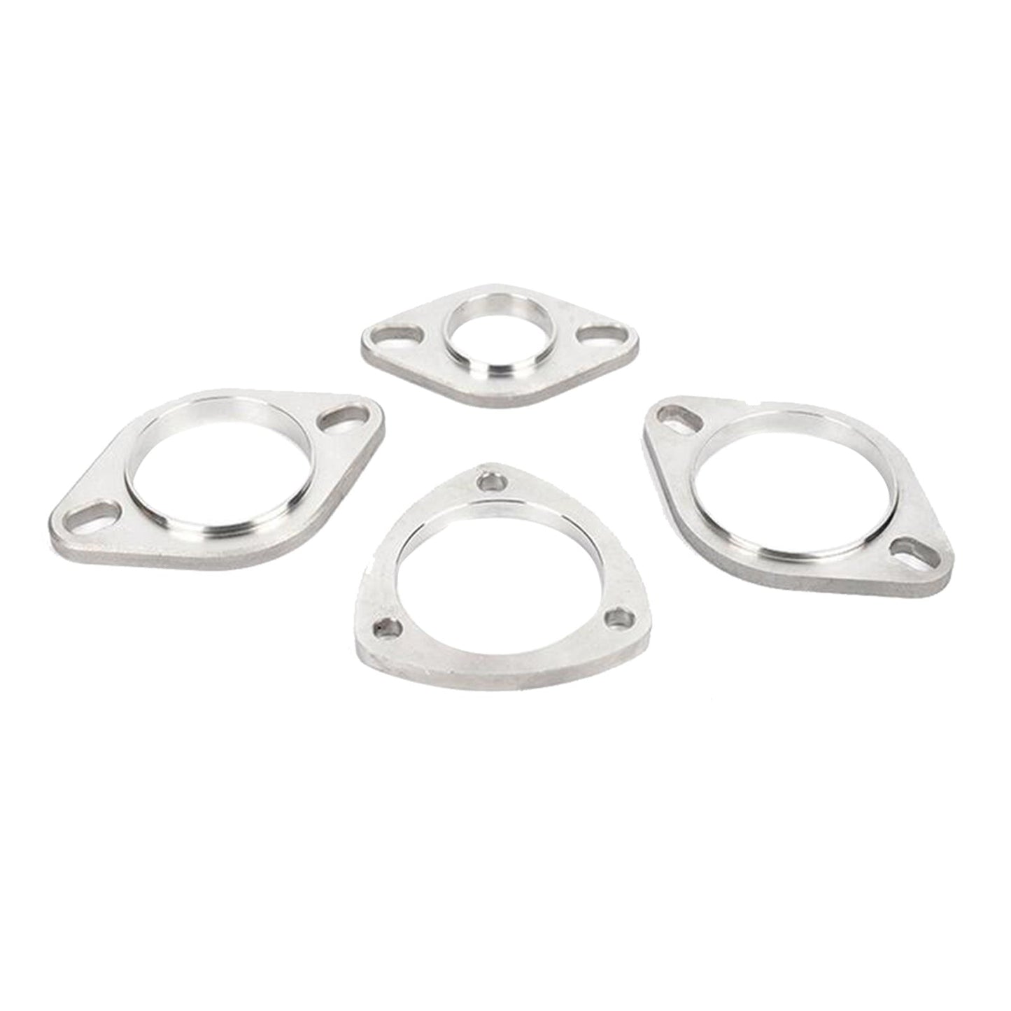 Universal Exhaust Flange Plate Set 304 Stainless Steel 2.5in 63mm 3 Bolt Gasket - Frazy's Auto Parts