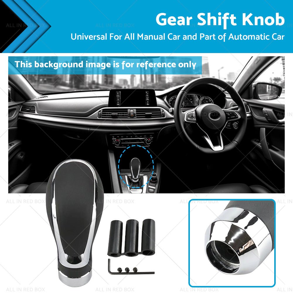 Universal Leather Automatic Auto Car Gear Stick Shift Knob Shifter Lever Cover - Frazy's Auto Parts