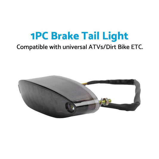 Universal Mororcycle 28 LED Brake Stop Tail Light License Number Plate Rear Lamp - Frazy's Auto Parts
