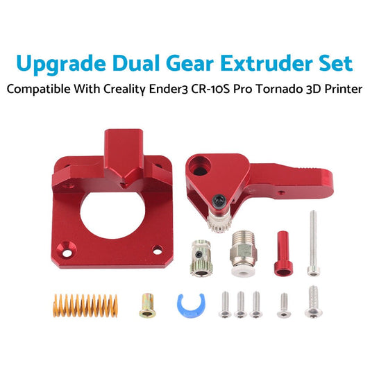 Upgrade Dual Gear Extruder Set Suitable For Creality Ender3 CR - 10S 3D Printer - Frazy's Auto Parts