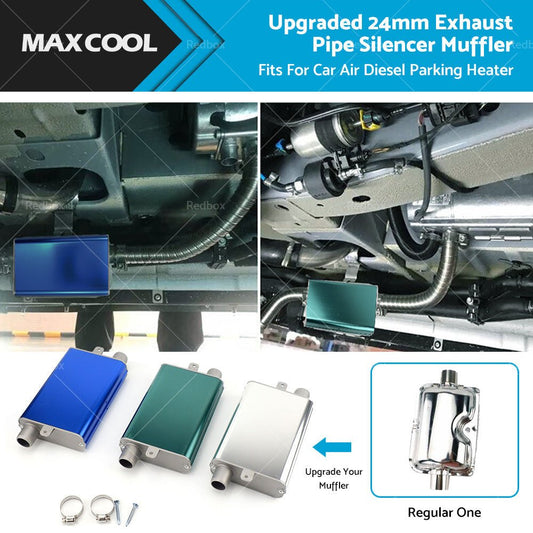 Upgraded 24mm Exhaust Pipe Silencer Muffler For Car Air Diesel Parking Heater - Frazy's Auto Parts