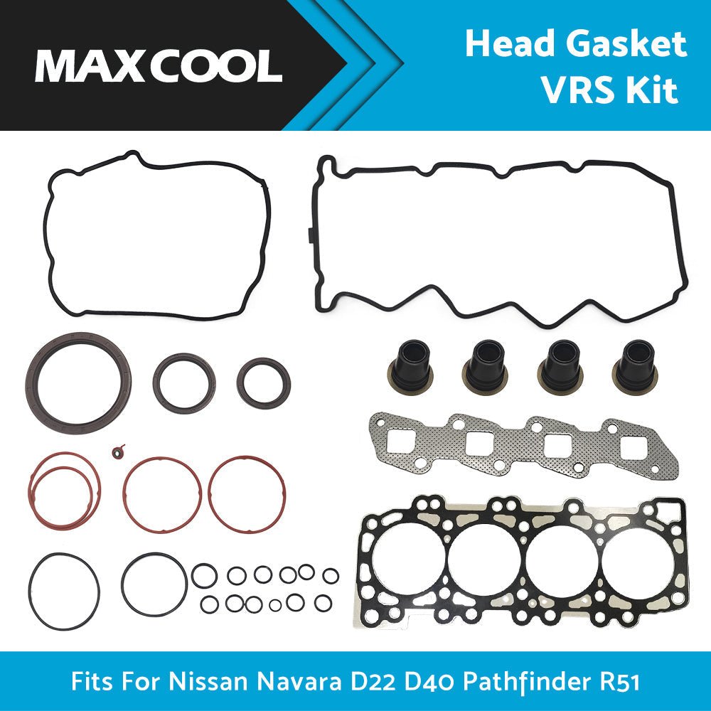 VRS Head Gasket Kit Suitable For Nissan Navara D22 D40 R51 2. 5L YD25 2008 - 2015 - Frazy's Auto Parts