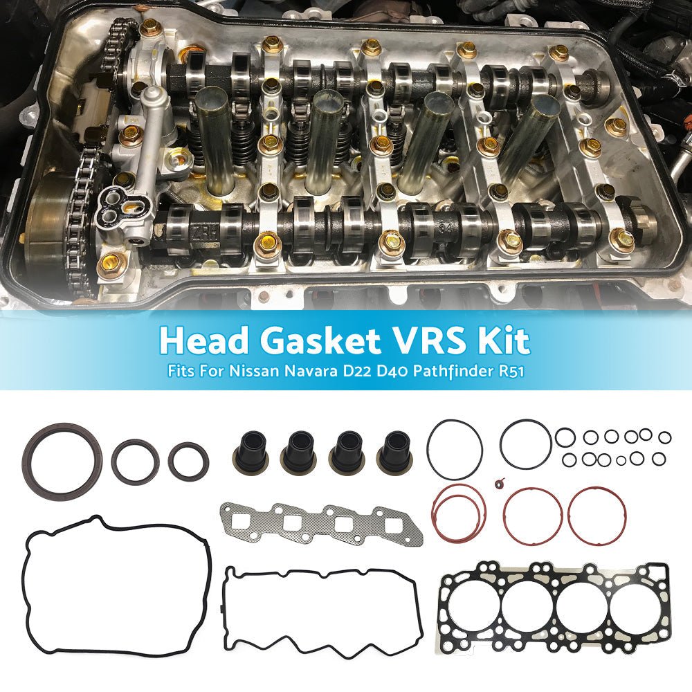 VRS Head Gasket Kit Suitable For Nissan Navara D22 D40 R51 2. 5L YD25 2008 - 2015 - Frazy's Auto Parts