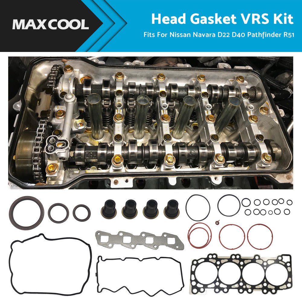 VRS Head Gasket Kit Suitable For Nissan Navara D22 D40 R51 2. 5L YD25 2008 - 2015 - Frazy's Auto Parts