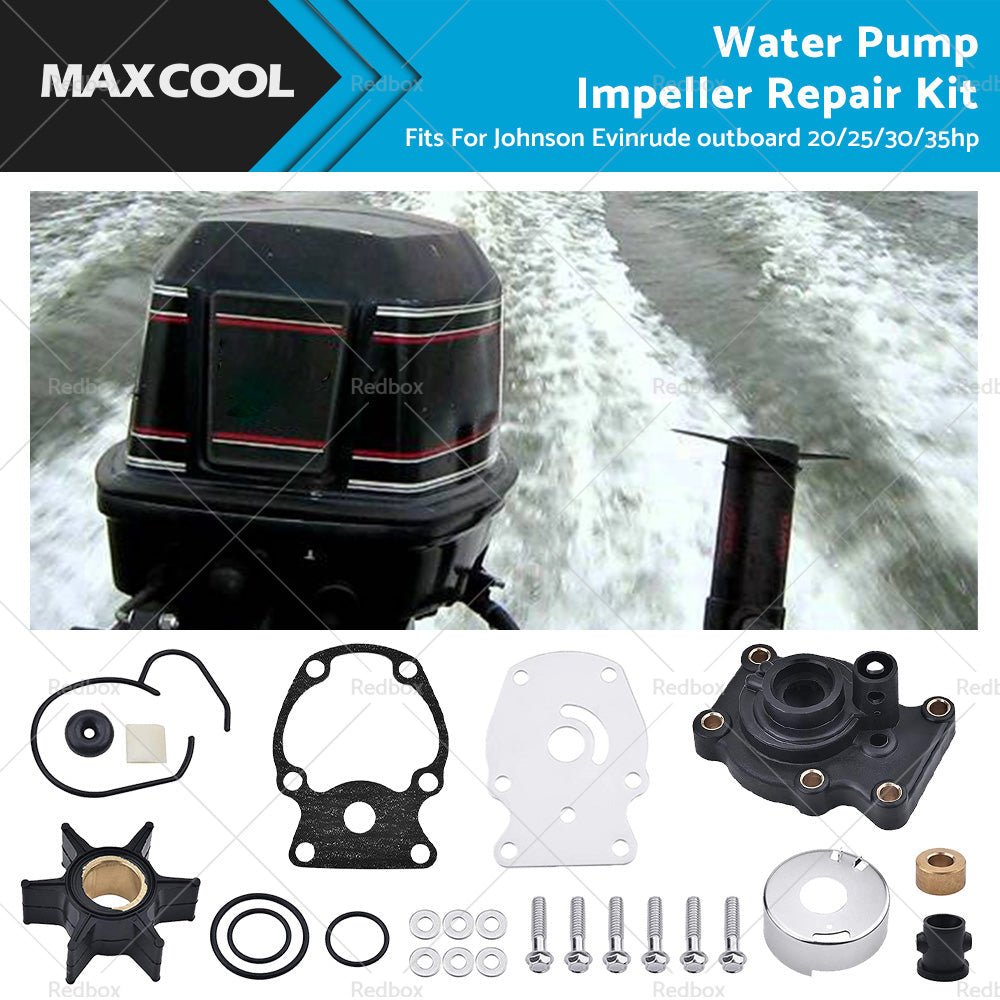 Water Pump Impeller Kit For 20hp 25hp 30hp 35hp Johnson Evinrude outboard 393630 - Frazy's Auto Parts