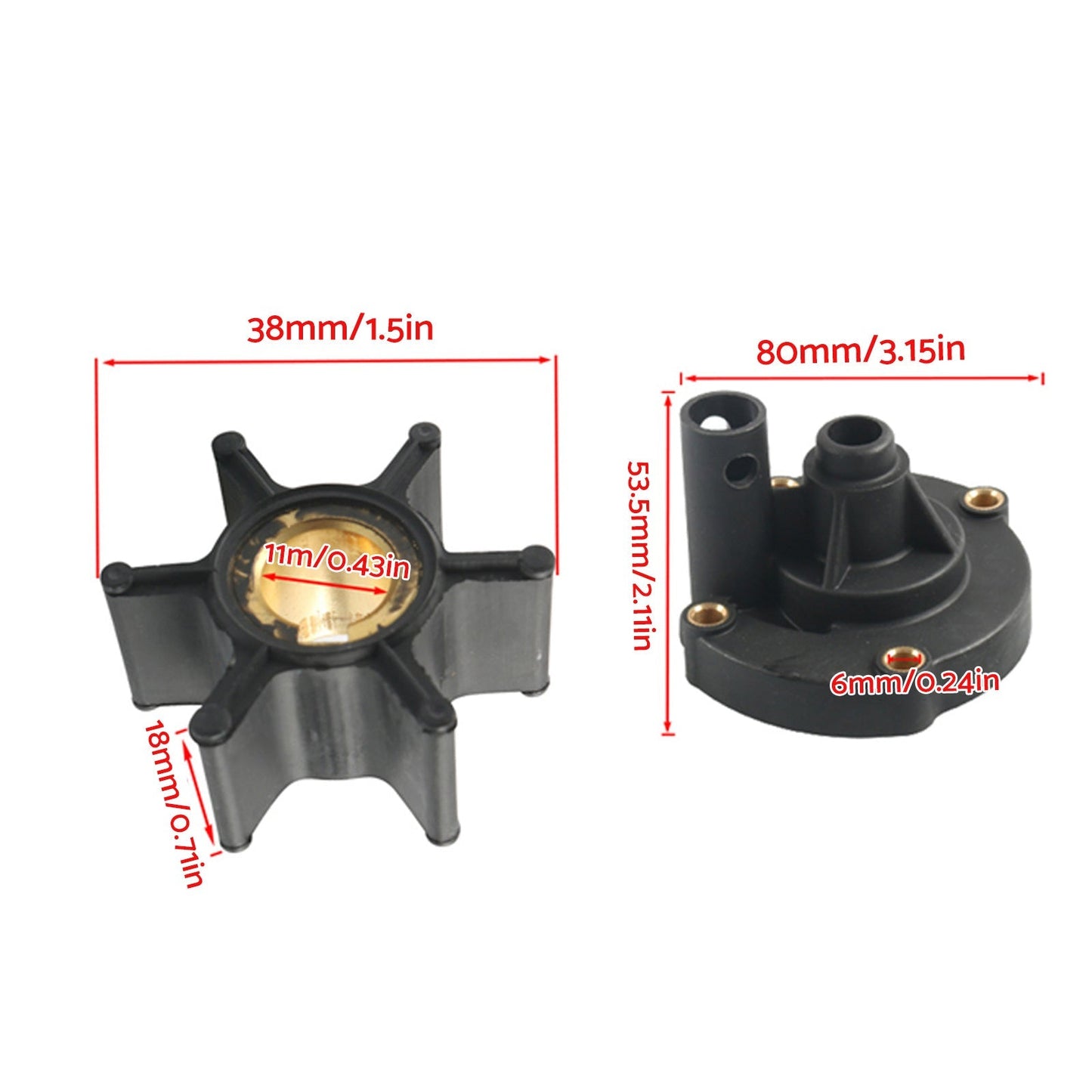Water Pump Kit With Impeller Suitable For Johnson / Evinrude Outboard Marine - Frazy's Auto Parts