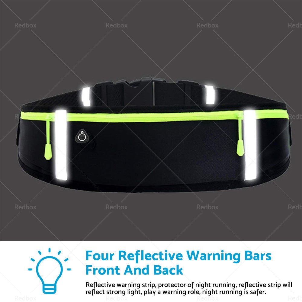 Waterproof Running Hiking Sport Bum Bag Travel Money Phone Belt Waist Zip Pouch - Frazy's Auto Parts