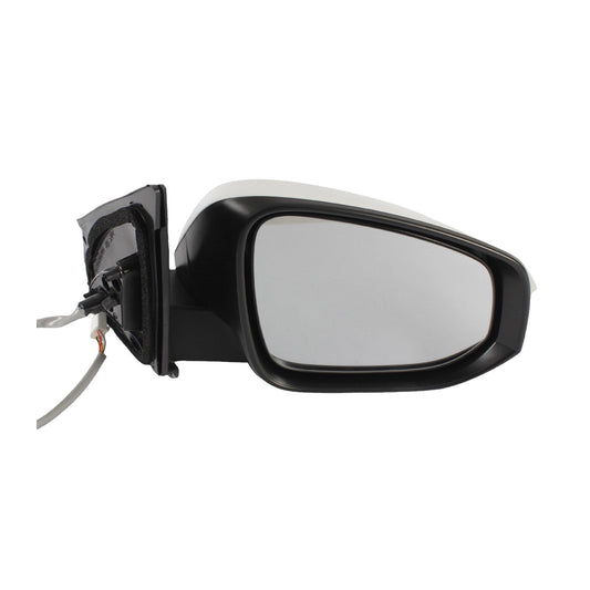 White No Autofold Right Side Door Mirror Suitable for Toyota RAV4 2013 - 2018 White Right Side Non - Fold - Frazy's Auto Parts