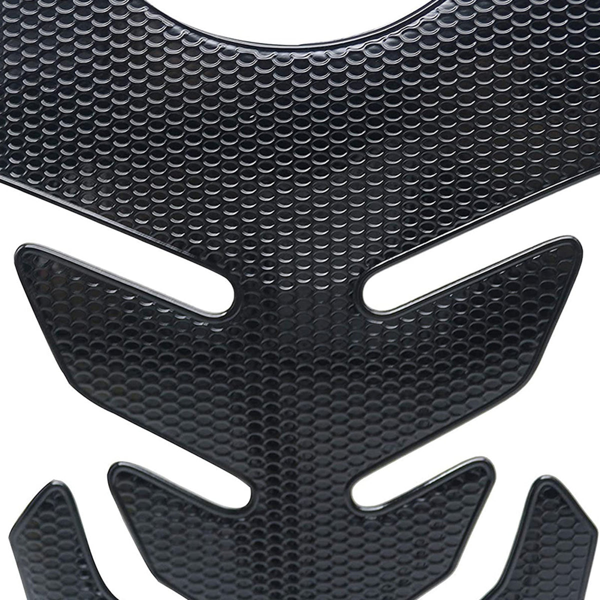Wide Pure Black Motorcycle Gas Tank Pad Protector Decal Suitable For Motorbike - Frazy's Auto Parts