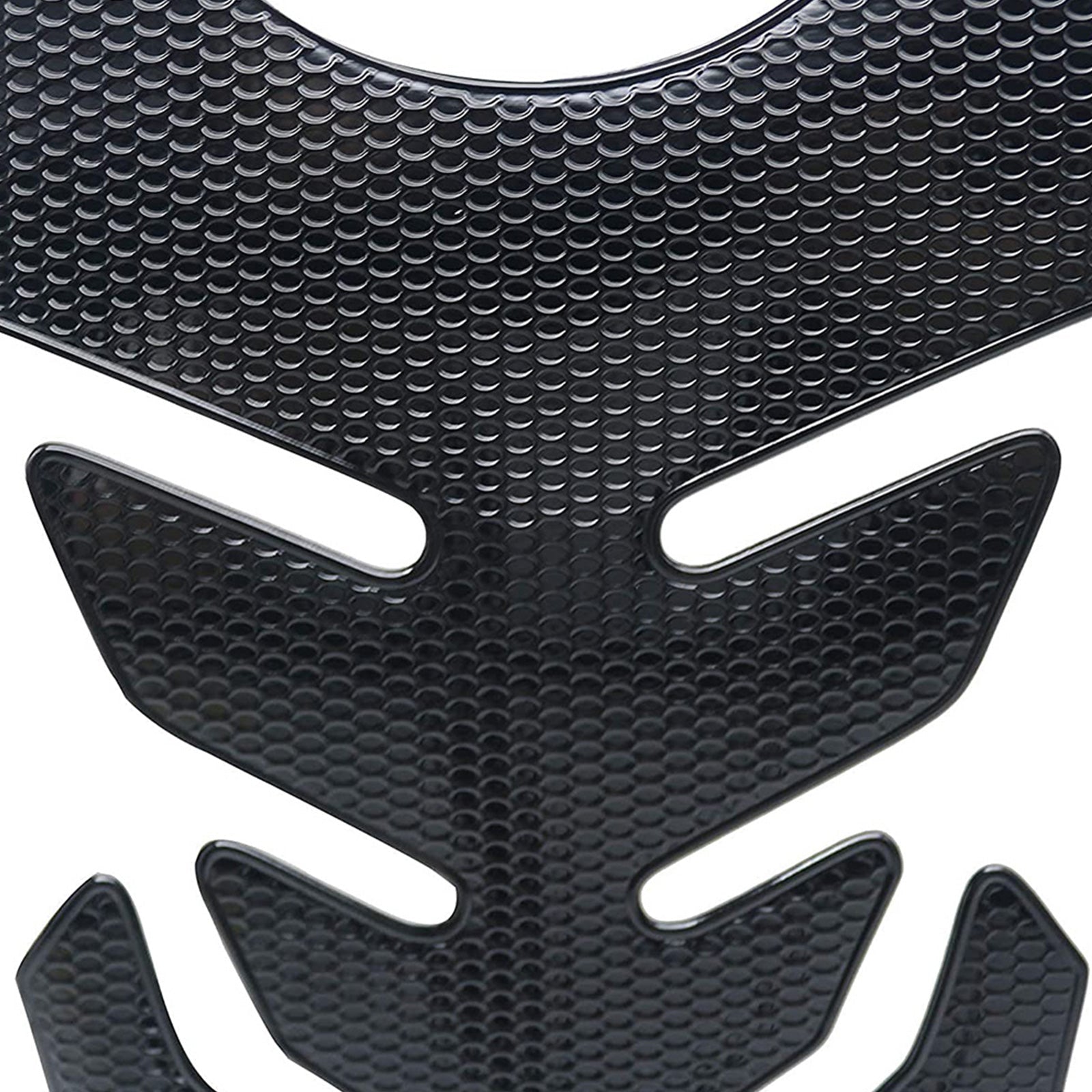 Wide Pure Black Motorcycle Gas Tank Pad Protector Decal Suitable For Motorbike - Frazy's Auto Parts