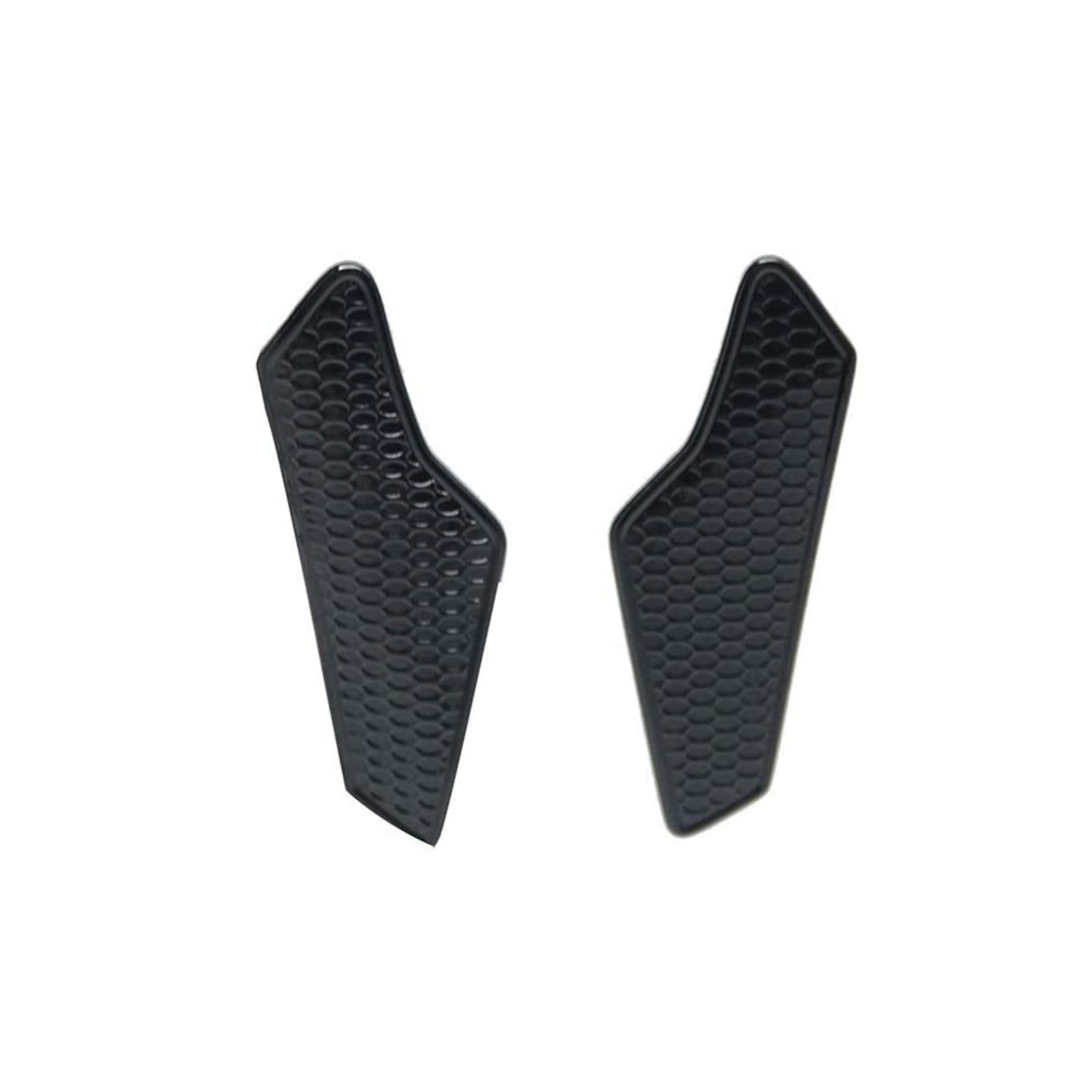 Wide Pure Black Motorcycle Gas Tank Pad Protector Decal Suitable For Motorbike - Frazy's Auto Parts