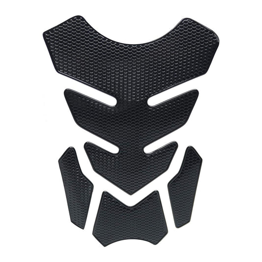 Wide Pure Black Motorcycle Gas Tank Pad Protector Decal Suitable For Motorbike - Frazy's Auto Parts