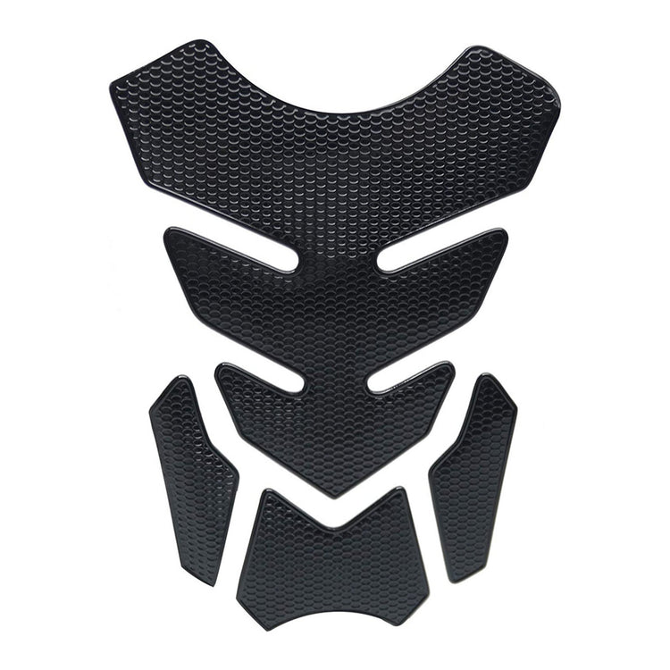 Wide Pure Black Motorcycle Gas Tank Pad Protector Decal Suitable For Motorbike - Frazy's Auto Parts