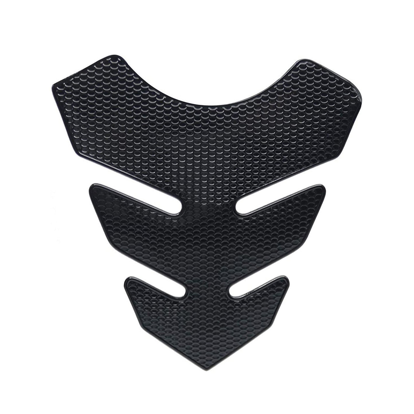 Wide Pure Black Motorcycle Gas Tank Pad Protector Decal Suitable For Motorbike - Frazy's Auto Parts