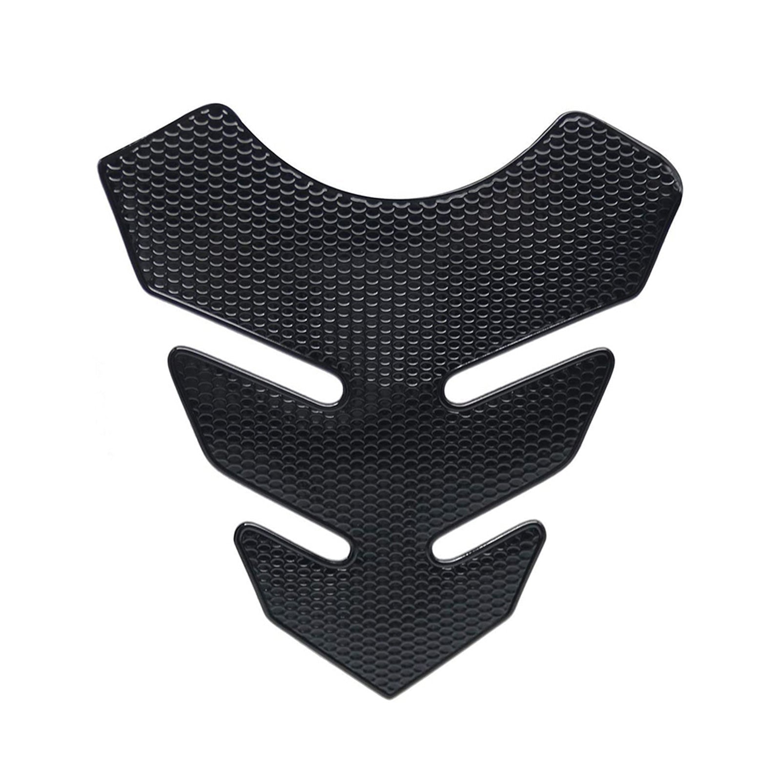 Wide Pure Black Motorcycle Gas Tank Pad Protector Decal Suitable For Motorbike - Frazy's Auto Parts