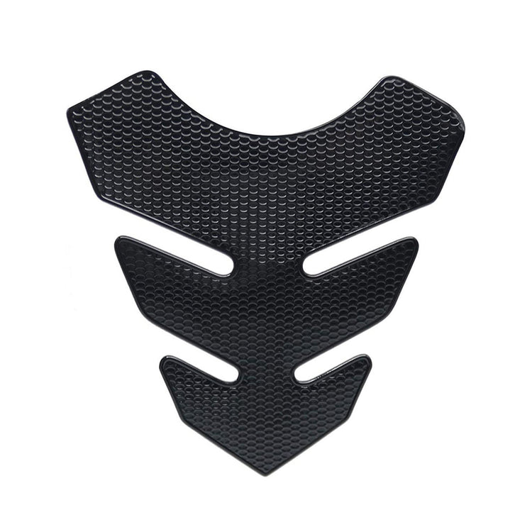 Wide Pure Black Motorcycle Gas Tank Pad Protector Decal Suitable For Motorbike - Frazy's Auto Parts