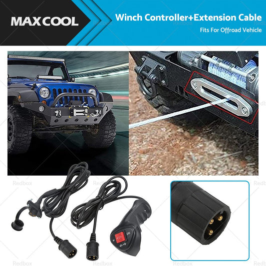 Winch Remote Controller Electric Universal Control Switch For Offroad Vehicle - Frazy's Auto Parts
