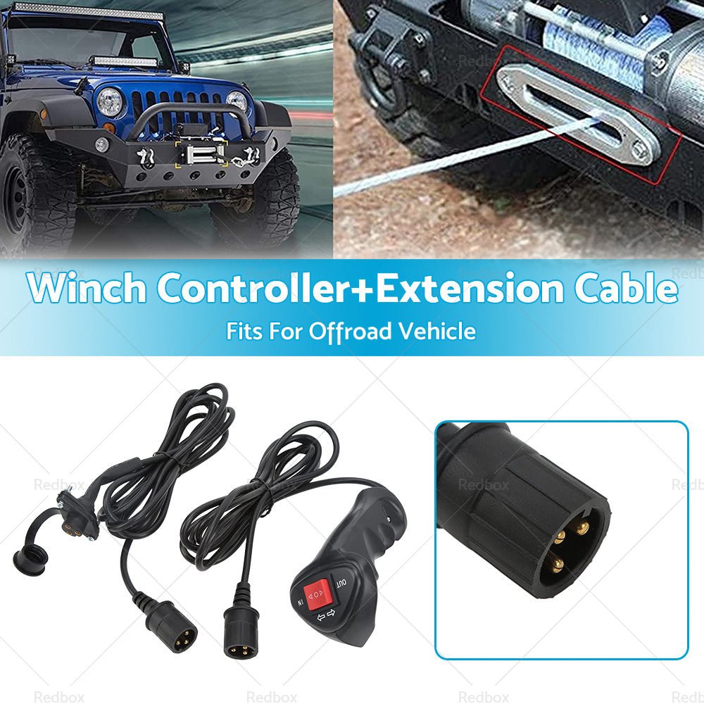 Winch Remote Controller Electric Universal Control Switch For Offroad Vehicle - Frazy's Auto Parts