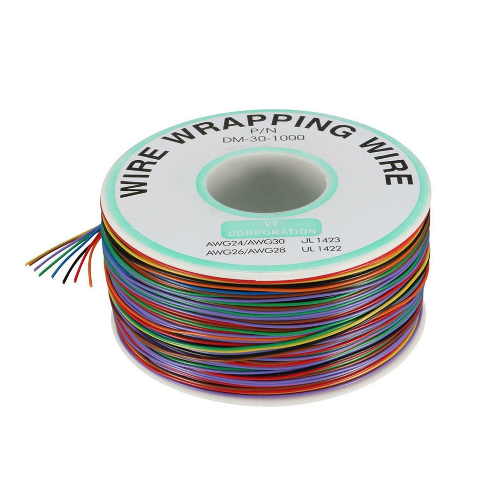 Wrapping Wire Tin Plated Copper Wire P or N DM - 30 - 1000 30 AWG 250M Length 8 Colors - Frazy's Auto Parts