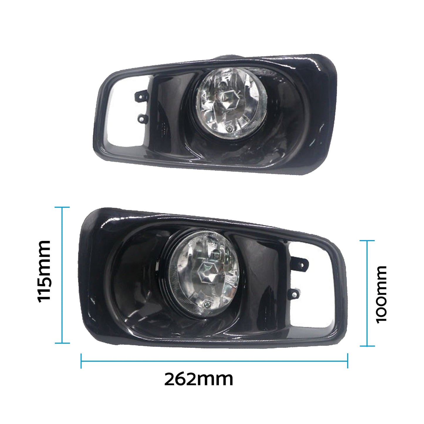 Yellow Fog Lights Suitable for Honda Civic EK EM 2 3 4 Dr JDM Lamp Kit 99 - 00 - Frazy's Auto Parts
