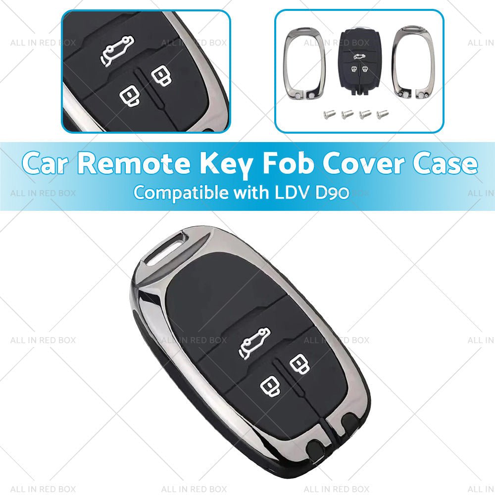 Zinc Alloy Remote Key Fob Case Cover Shell Suitable For LDV D90 3 - Button Key Fob - Frazy's Auto Parts
